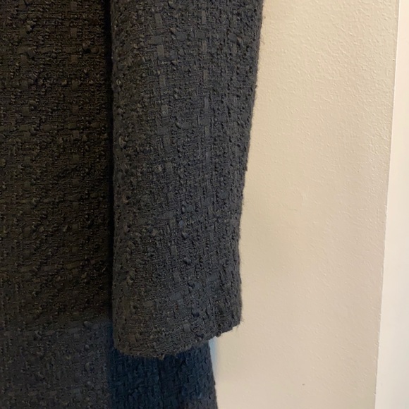 Zara Tweed Front Jacket With Chain Detail - Picture 7 of 12